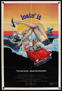 8t529 LOSIN' IT 1sh '83 young Tom Cruise, the last word about the first time!