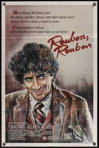 8t733 REUBEN REUBEN style B 1sh '83 directed by Robert Ellis Miller, art of Tom Conti!