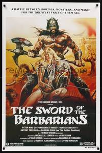 8t839 SWORD OF THE BARBARIANS revised 1sh '83 a battle between mortals, monsters, and magic!