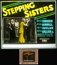 8v068 STEPPING SISTERS glass slide '32 Dresser, Gombell & Howland were once burlesque dancers!