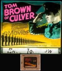 8v072 TOM BROWN OF CULVER glass slide '32 William Wyler, cadet learns the shocking truth about dad
