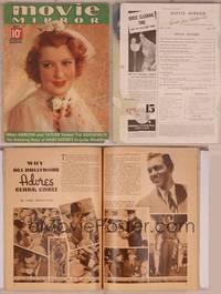 8v077 MOVIE MIRROR magazine May 1937, portrait of bride Jeanette MacDonald by James Doolittle!