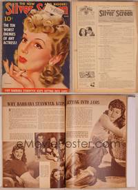 8v102 SILVER SCREEN magazine June 1941, great close art portrait of Mary Martin by Marland Stone!
