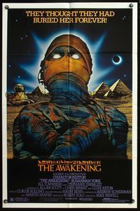 8w051 AWAKENING 1sh '80 Charlton Heston, Egypt, they thought they had buried her forever!