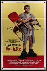 8w431 JERK int'l 1sh '79 wacky Steve Martin is the son of a poor black sharecropper!
