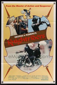 8w463 KNIGHTRIDERS int'l 1sh '81 George A. Romero, Ed Harris, medieval motorcycles!