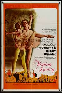 8w763 SLEEPING BEAUTY 1sh '66 Leningrad Kirov Ballet, really wonderful art!