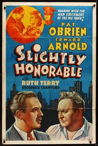 8w765 SLIGHTLY HONORABLE other company 1sh '40 Ruth Terry's heart belongs to her sugar daddies!
