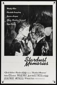 8w794 STARDUST MEMORIES style C 1sh '80 directed by Woody Allen, romantic close-up with Rampling!