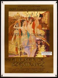 8x060 COMFORT OF STRANGERS linen Spanish '90 wonderful artwork of naked women & men by Bob Peak!