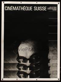 8y150 CINEMATHEQUE SUISSE linen French 1p '84 cool multiple images of director Jean-Luc Godard!