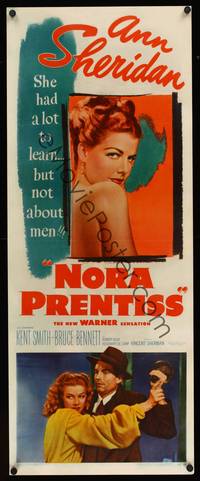 8y061 NORA PRENTISS insert '47 sexy Ann Sheridan had a lot to learn, but not about men!