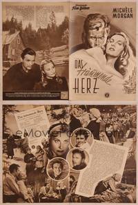 8z223 MARIA CHAPDELAINE German program '52 directed by Marc Allegret, Michele Morgan, Kieron Moore