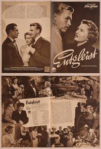 8z226 NO MAN OF HER OWN German program '51 different images of Barbara Stanwyck & John Lund!