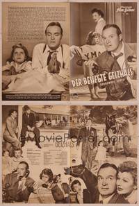 8z245 SORROWFUL JONES German program '51 many different images of Bob Hope & Lucille Ball!