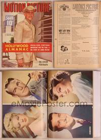 8z062 MOTION PICTURE magazine February 1943, Lieutenant Clark Gable in the U.S. Army Air Force!
