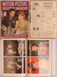 8z066 MOTION PICTURE magazine June 1943, Ginger Rogers & her new husband Private Jack Briggs!