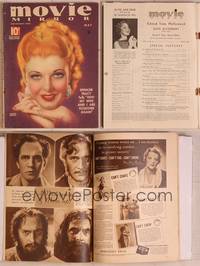 8z030 MOVIE MIRROR magazine May 1935, great close up art of Ginger Rogers with hands clasped!