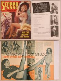 8z039 SCREEN BOOK magazine February 1940, sexiest Marlene Dietrich asks You like me now?