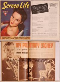 8z044 SCREEN LIFE magazine August 1940, Olivia De Havilland, Melanie from Gone with the Wind!