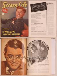 8z042 SCREEN LIFE magazine June 1940, hi-diddle-dee-dee Mickey Rooney becomes a director!