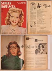 8z075 SCREEN ROMANCES magazine March 1945, pretty Gloria De Haven in Between Two Women!