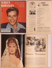 8z081 SCREEN ROMANCES magazine September 1945, c/u of young Frank Sinatra in Achors Aweigh!