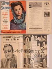 8z058 SILVER SCREEN magazine October 1943, Olivia De Havilland from Government Girl!