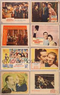8z006 LOT OF 100 LOBBY CARDS #2 100 LCs mostly 1950s & 1960s, good to very good or lesser condition
