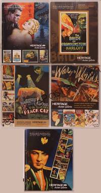 8z012 LOT OF HERITAGE MOVIE POSTER AUCTION CATALOGS 5 catalogs 2006-2008 Grey Smith's best!