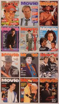 8z017 LOT OF MOVIE MAGAZINES 12 Australian magazines '88-90 Paul Hogan, Tom, Harrison, Jack & more!