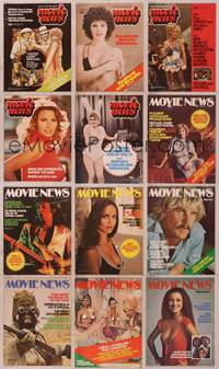 8z018 LOT OF MOVIE NEWS MAGAZINES 12 Australian magazines '76-77 top stars & lots of naked ladies!