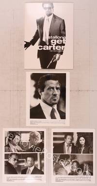 8z156 GET CARTER presskit '00 great full-length image of Sylvester Stallone in cool shades w/gun!