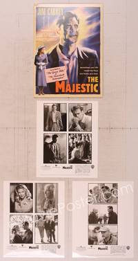 8z163 MAJESTIC presskit '01 great art of Jim Carrey, Martin Landau, directed by Frank Darabont!