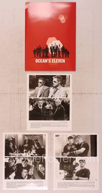 8z169 OCEAN'S 11 presskit '01 Steven Soderbergh, George Clooney, Matt Damon, Brad Pitt