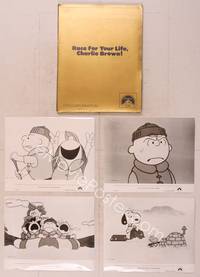 8z178 RACE FOR YOUR LIFE CHARLIE BROWN presskit '77 Charles M. Schulz, Snoopy & Peanuts gang!