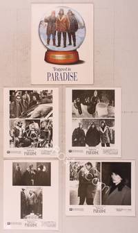 8z187 TRAPPED IN PARADISE presskit '94 Nicholas Cage, Jon Lovitz, & Dana Carvey in snowglobe!