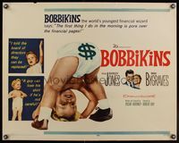 9a279 BOBBIKINS 1/2sh '59 pretty Shirley Jones & diapered baby financial wizard!