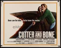 9a325 CUTTER & BONE 1/2sh '81 Jeff Bridges saw the killer, one-eyed John Heard knew the motive!