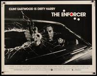 9a361 ENFORCER 1/2sh '76 photo of Clint Eastwood as Dirty Harry by Bill Gold!