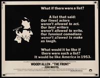 9a379 FRONT 1/2sh '76 art of Woody Allen, Martin Ritt, 1950s Communist Scare blacklist!