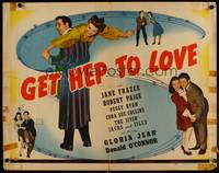 9a388 GET HEP TO LOVE 1/2sh '42 Jane Frazee, Robert Paige, Gloria Jean & Donald O'Connor dance!