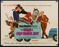 9a440 HORSE IN THE GRAY FLANNEL SUIT 1/2sh '69 Walt Disney, Dean Jones, wacky artwork of cast!