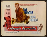 9a486 LAFAYETTE ESCADRILLE 1/2sh '58 Tab Hunter was a young rebel who couldn't wait for WWI!