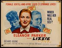 9a507 LIZZIE style A 1/2sh '57 Eleanor Parker is a female Jekyll & Hyde, which was her real self?