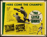 9a511 LOS PEQUENOS GIGANTES 1/2sh '60 little league baseball players, here come the champs!