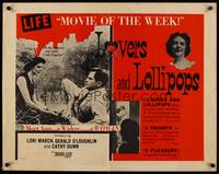 9a515 LOVERS & LOLLIPOPS 1/2sh '56 cult classic documentary similar to Cassavetes' later movies!