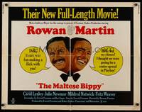 9a524 MALTESE BIPPY 1/2sh '69 art of wacky Dan Rowan & Dick Martin!