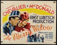 9a542 MERRY WIDOW 1/2sh R62 Maurice Chevalier, Jeanette MacDonald, Ernst Lubitsch!