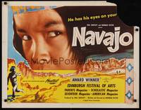 9a557 NAVAJO 1/2sh '52 Native American Indians, he has his eyes on your heart!